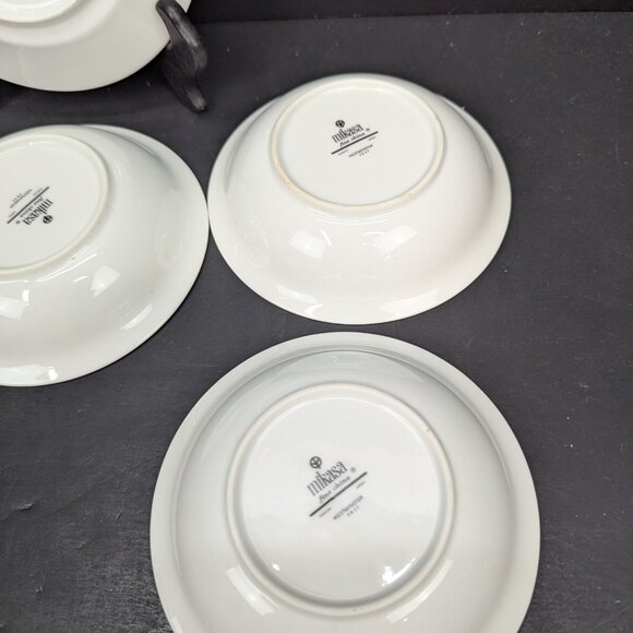 Mikasa Fine China Porcelain Westminster 5832 Replacement 1 Saucer 3 Dessert Bowl - Picture 7 of 9